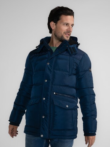 Veste d’hiver 'Michelo' Petrol Industries en bleu : devant