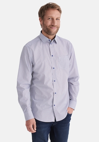 Coupe regular Chemise 'Hugh' Stooker Men en bleu : devant