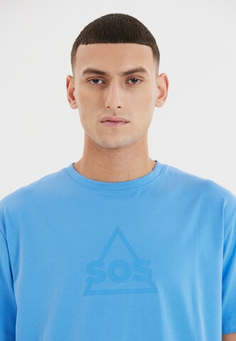 SOS Shirt in Blau