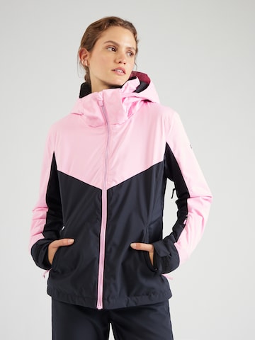 ROXY Спортивная куртка 'FREE JET' в Ярко-розовый: спереди