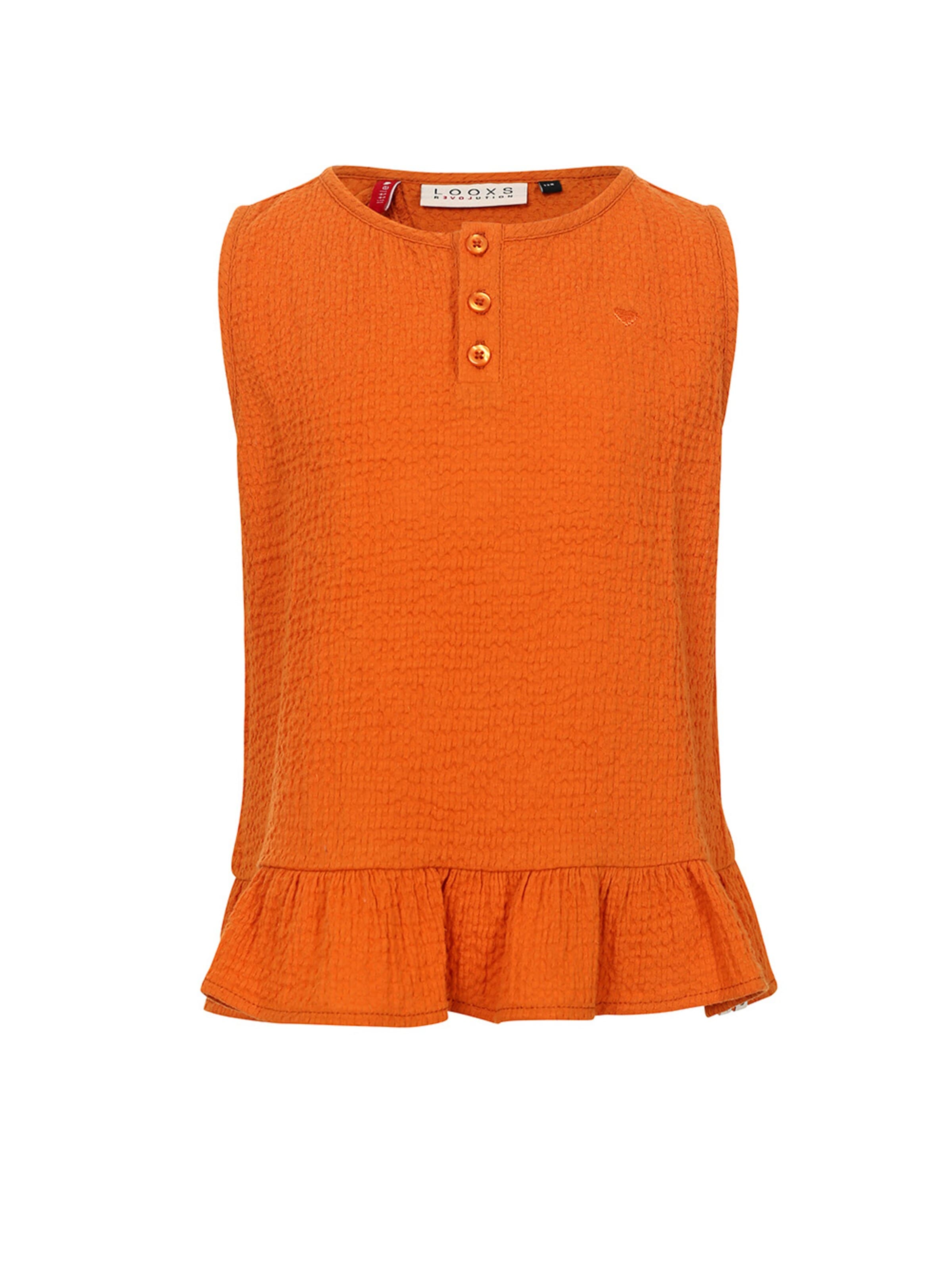 Looxs Revolution Blouse in Orange: front