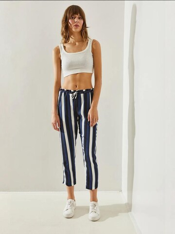 Bianco Lucci Regular Hose in Blau
