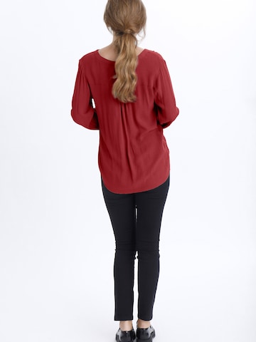 Camicia da donna 'Amber' di Kaffe in rosso