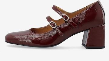 Bianco - Zapatos con plataforma 'Asta' en rojo: frente