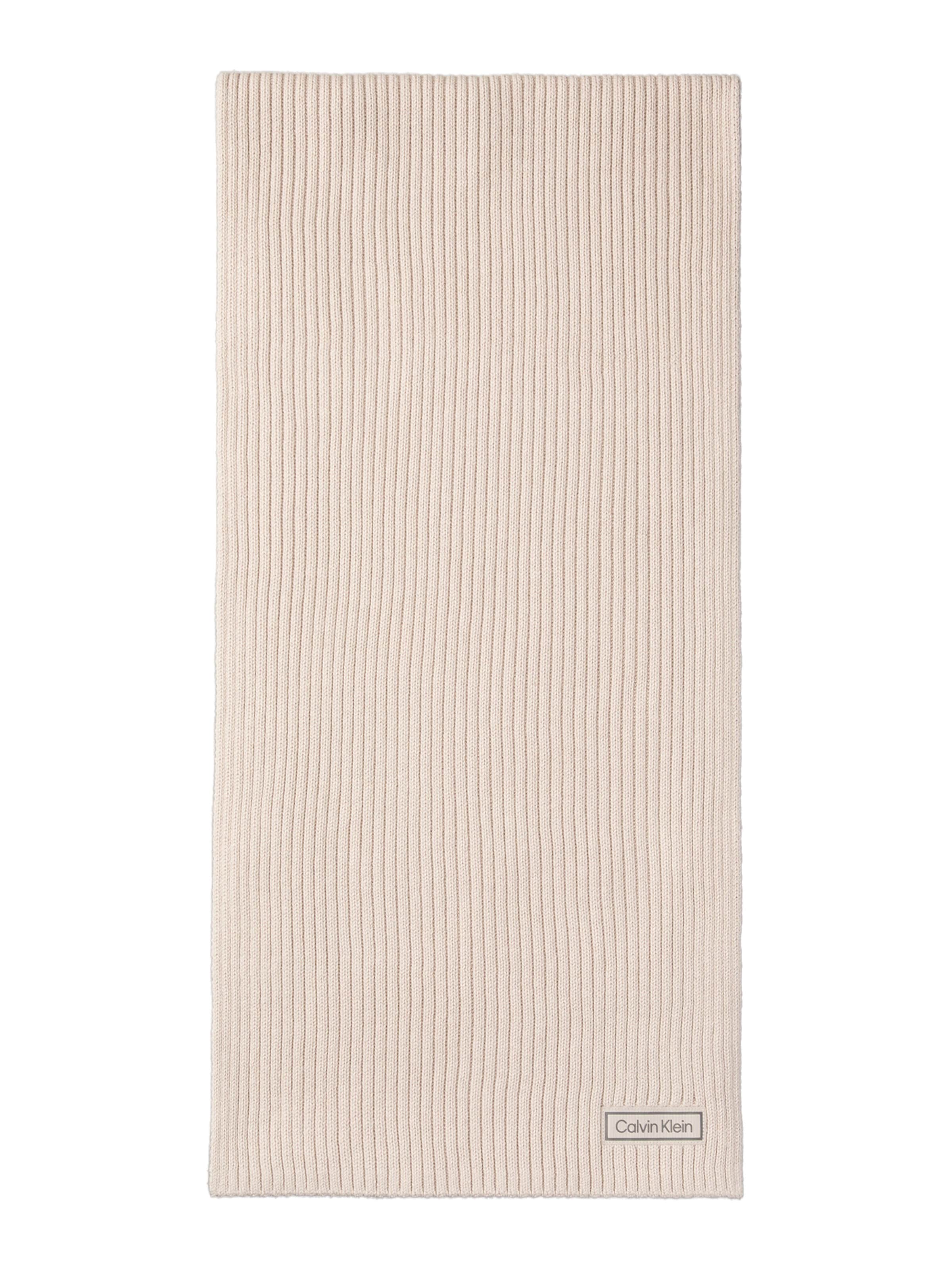 Écharpe Calvin Klein en beige : devant