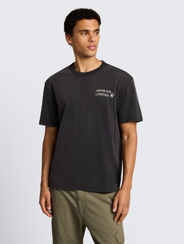 TOM TAILOR DENIM T-Shirt in Grau: Vorderseite