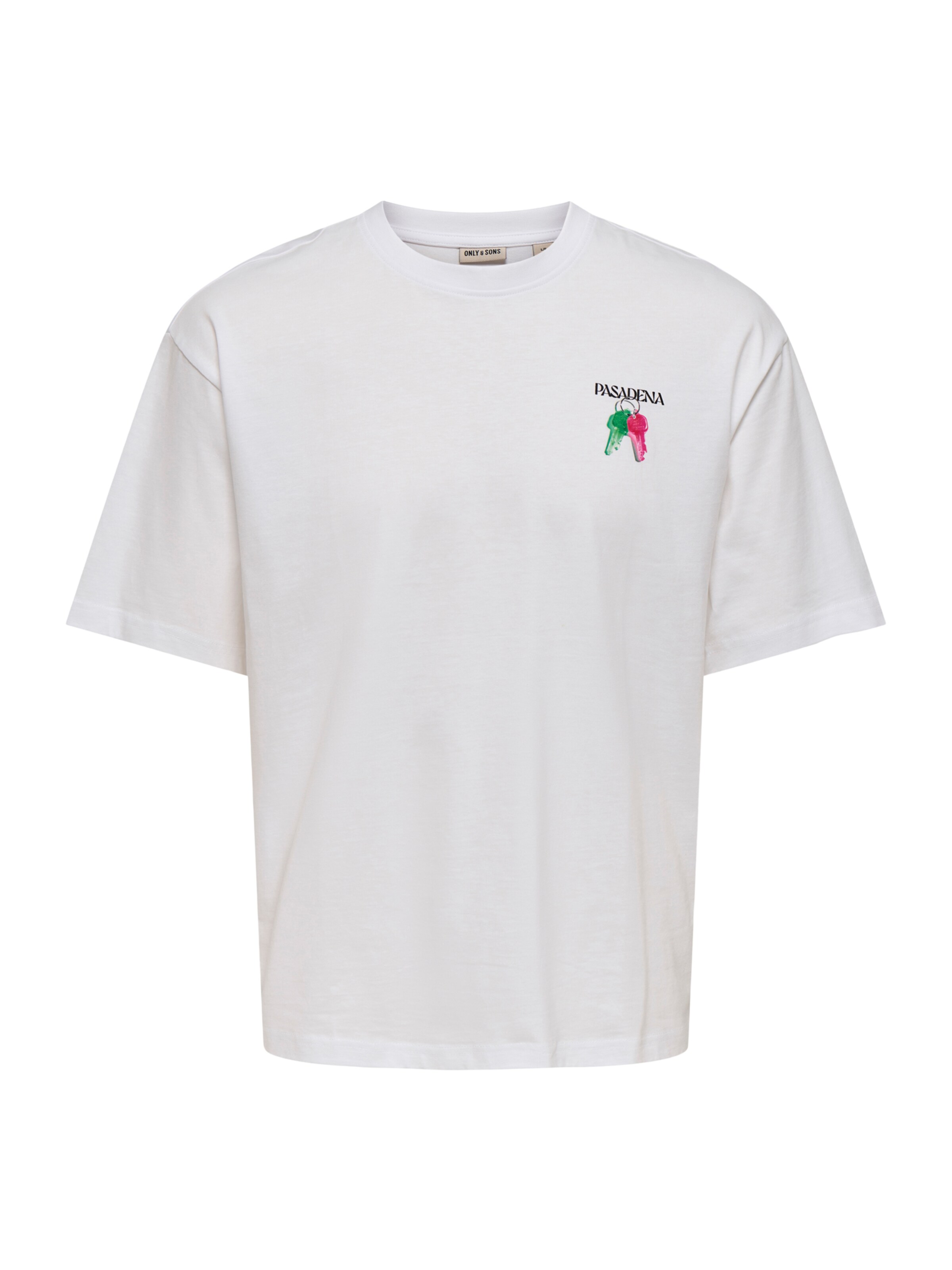 Only & Sons - Camiseta 'ONSFRED ESCAPE' en blanco: frente