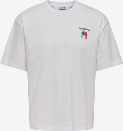 Only & Sons Paita 'ONSFRED ESCAPE' värissä omena / vadelma / musta / valkoinen, Tuotenäkymä