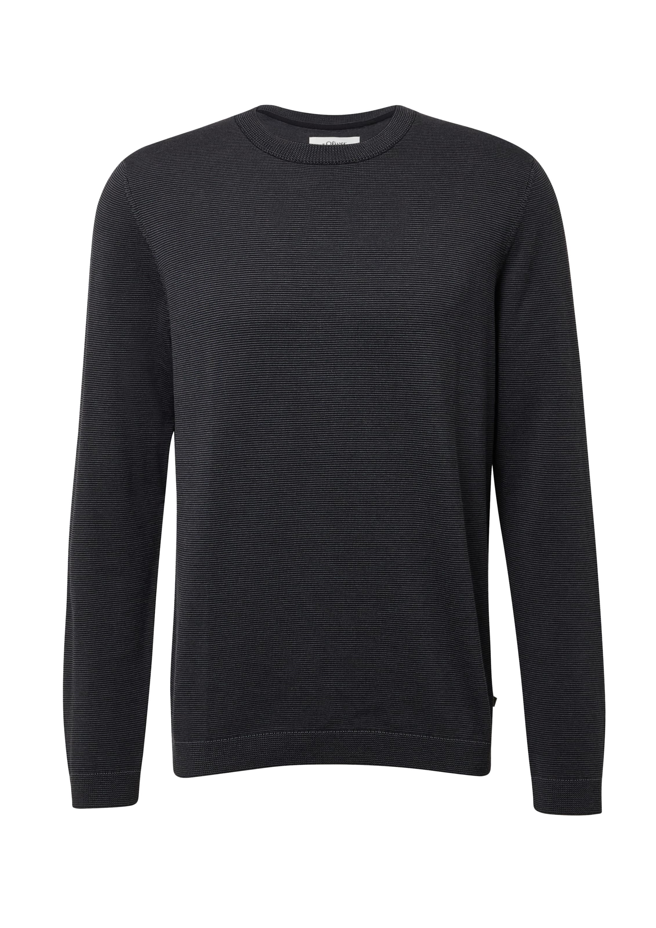 s.Oliver Trui in Zwart: voorkant