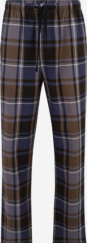 SCHIESSER Pajama Pants in Brown: front