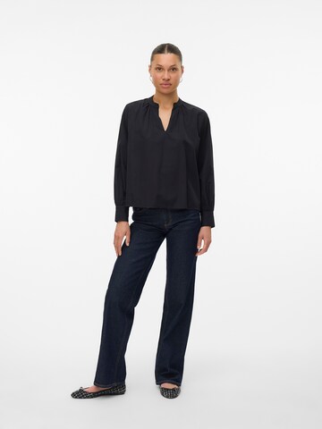 Chemisier 'VMFANNI' VERO MODA en noir