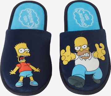 INTIMISSIMI Slippers 'THE SIMPSONS' in Blue: front