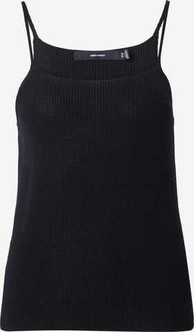 VERO MODA - Top de punto 'NEWLEXSUN' en negro: frente