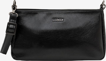 L.CREDI Tasche 'Pamela' in Schwarz: Vorderseite