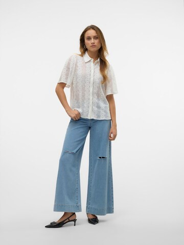 VERO MODA Bluse 'VMDELSIE' i hvid
