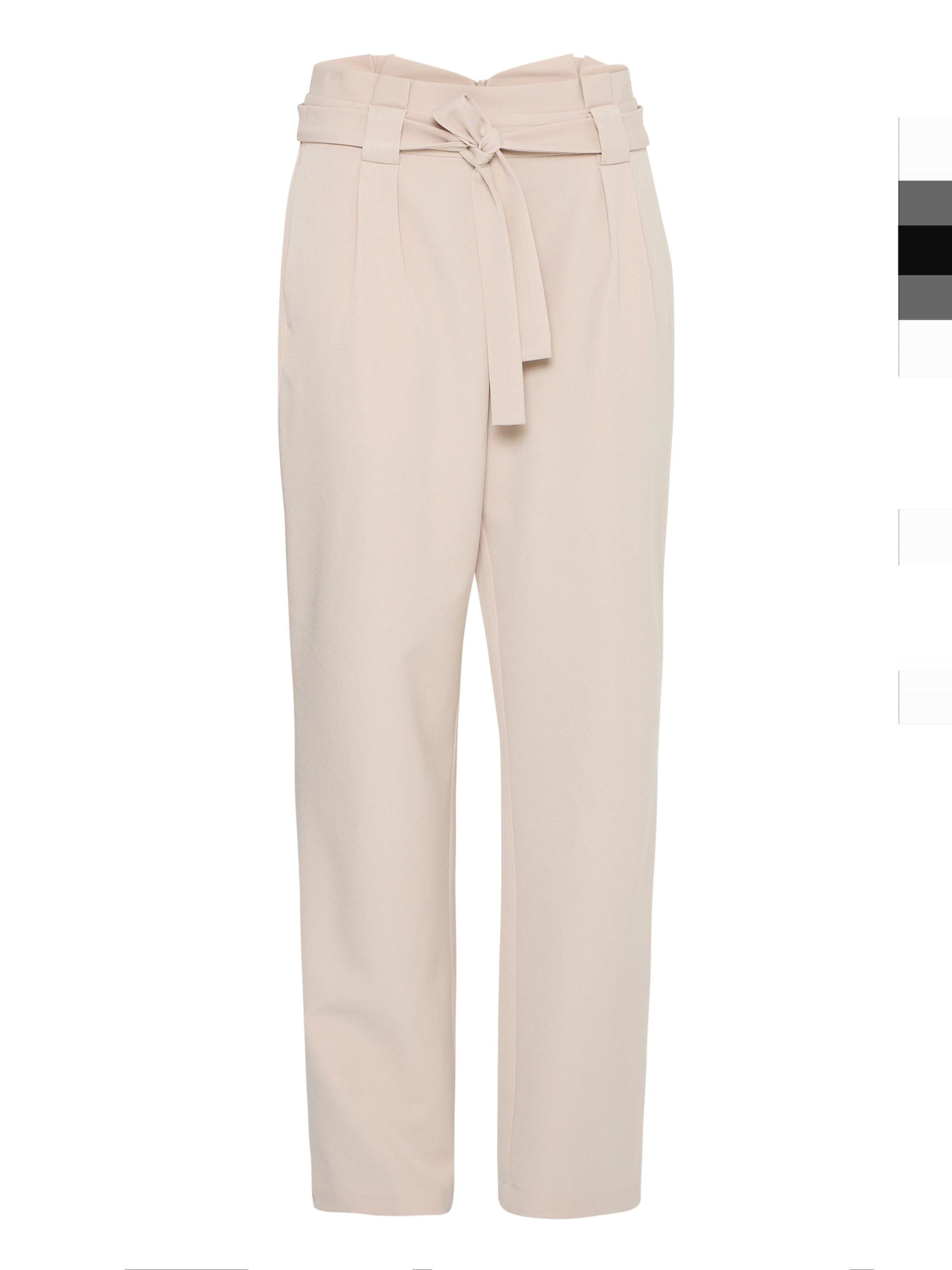 Pantalon 'Caisy' ICHI en beige : devant