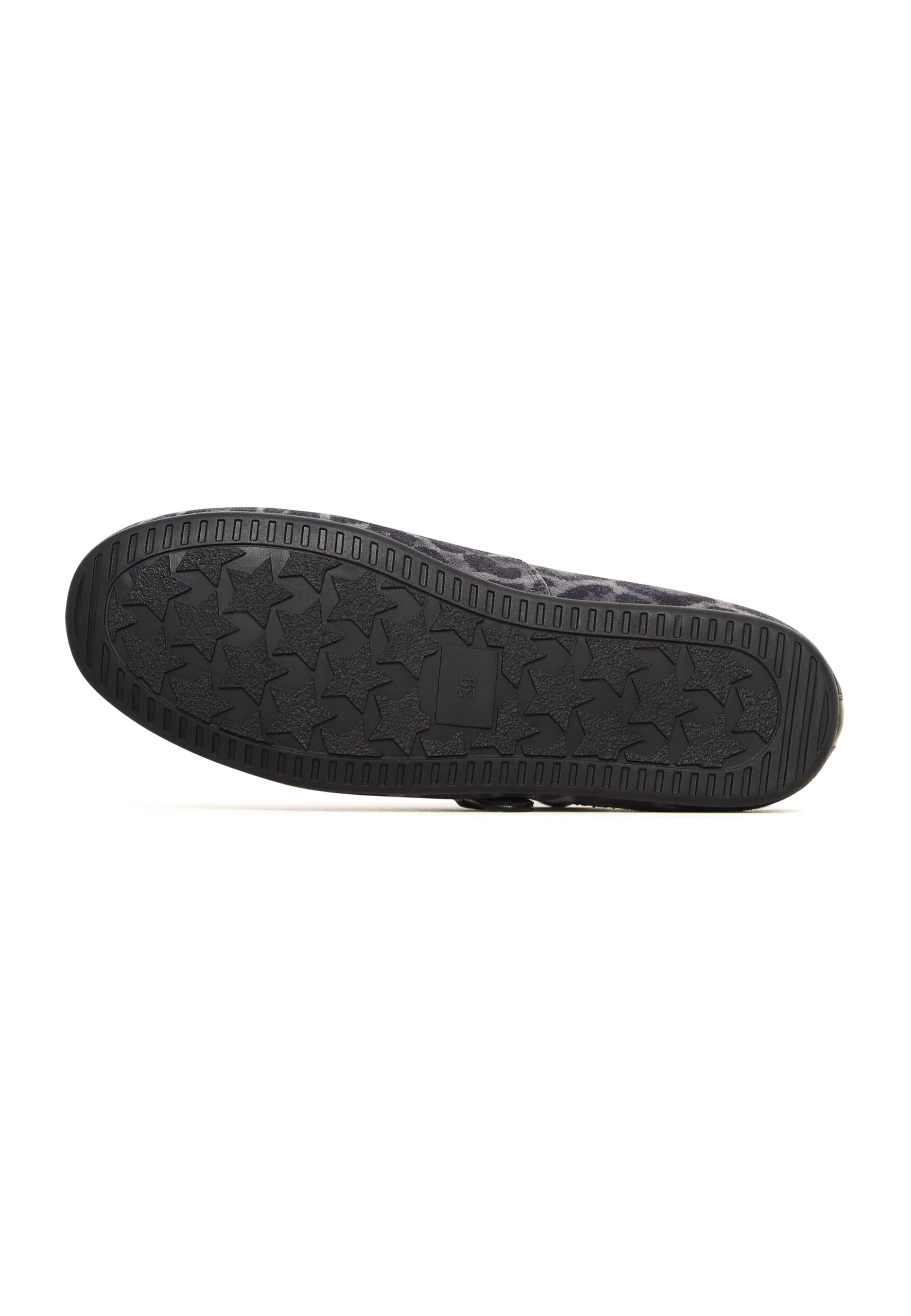 CESARE GASPARI Strap ballerina in Grey