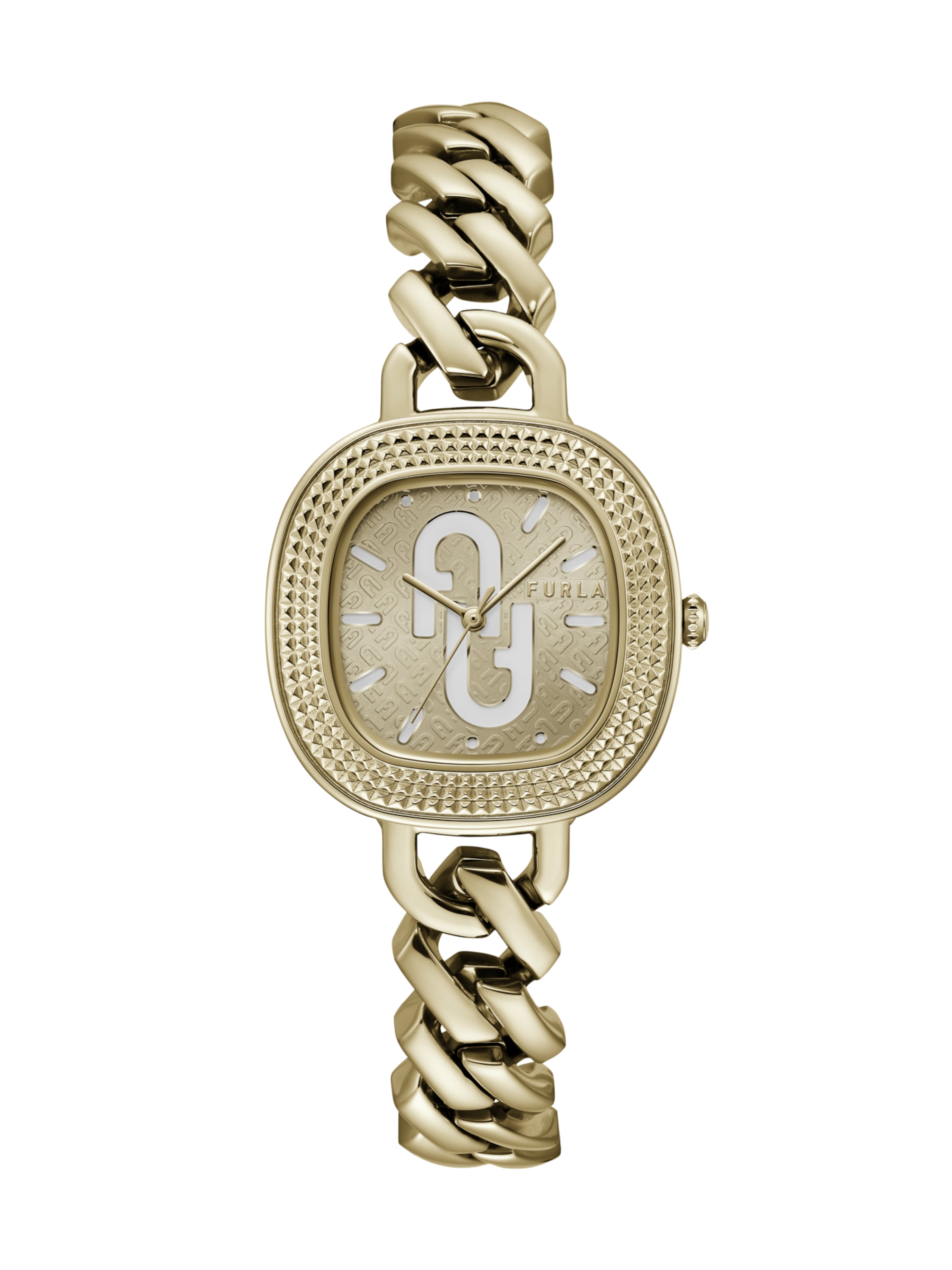 FURLA Analoguhr 'TV SHAPE' in Gold: Vorderseite