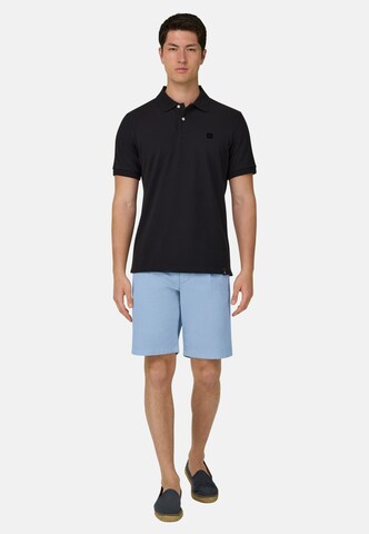 Boggi Milano Regular Bandplooibroek in Blauw