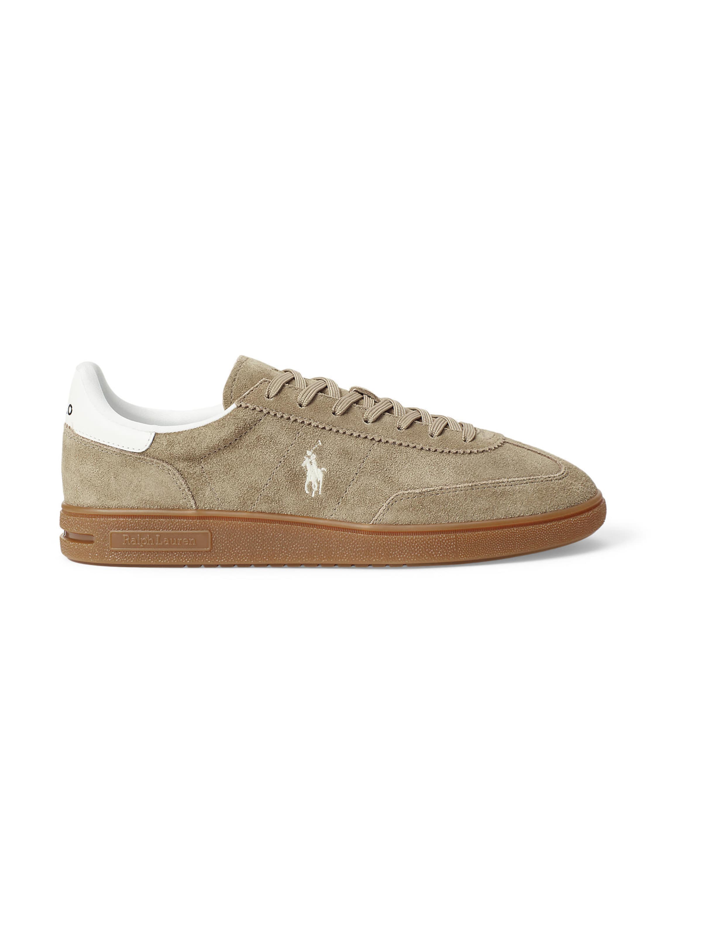 Polo Ralph Lauren Baskets basses 'BEDFORD' en sable / blanc, Vue avec produit