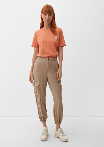 s.Oliver Tapered Hose in Beige