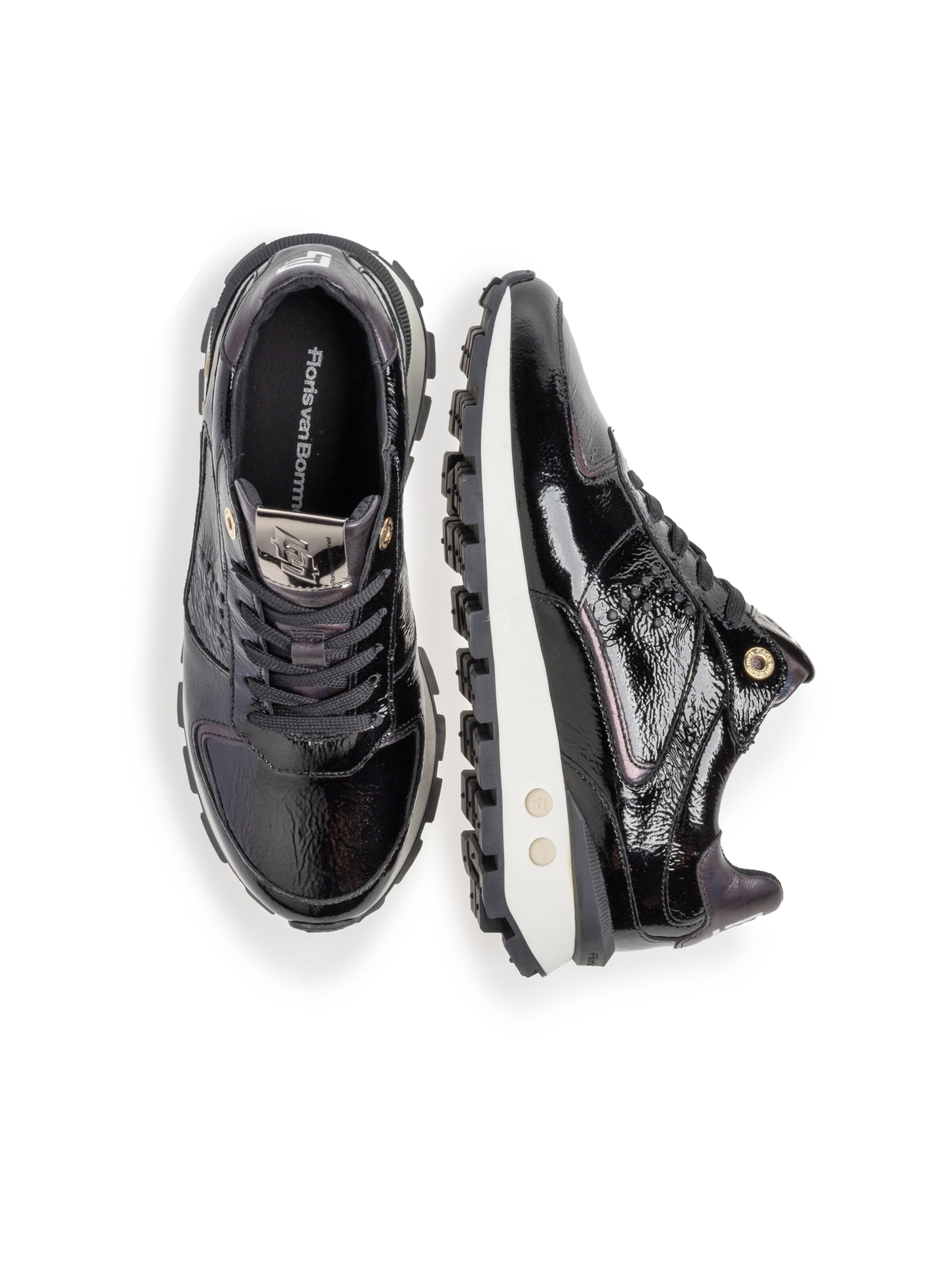 Floris van Bommel Sneakers laag in Zwart