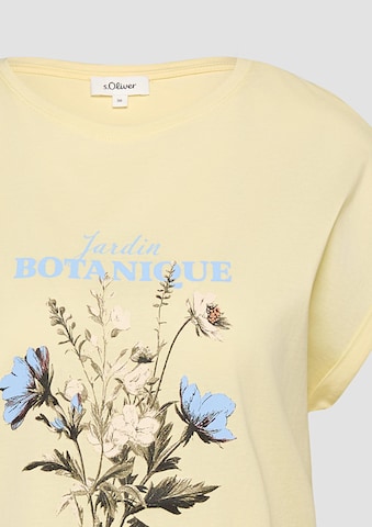 T-shirt s.Oliver en jaune