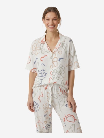 Pantalon de pyjama 'Bella long' Myjama en blanc : devant