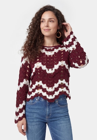 Pull-over usha FESTIVAL en violet : devant