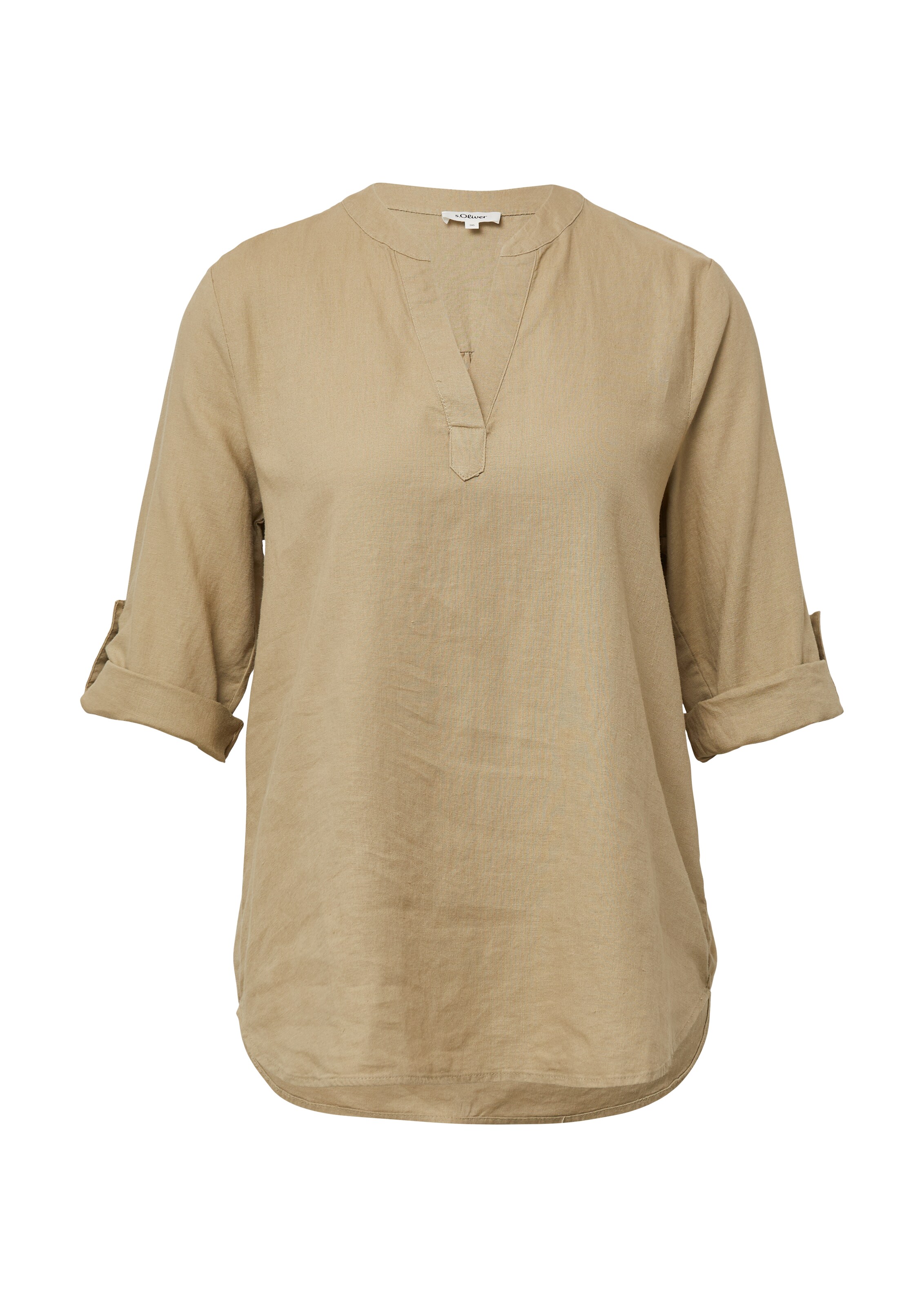 Chemisier s.Oliver en beige : devant