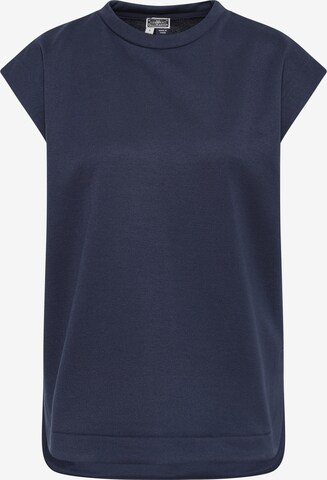 Sweat-shirt DreiMaster Maritim en bleu : devant