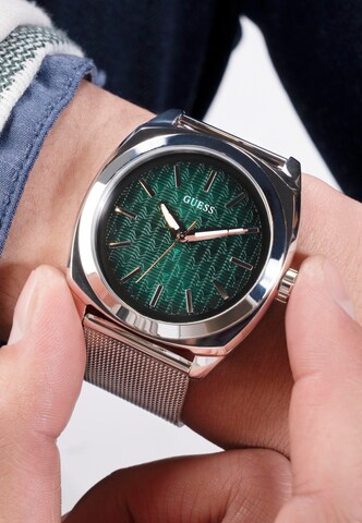 GUESS Uhr 'MARSHALL' in Silber: Vorderseite