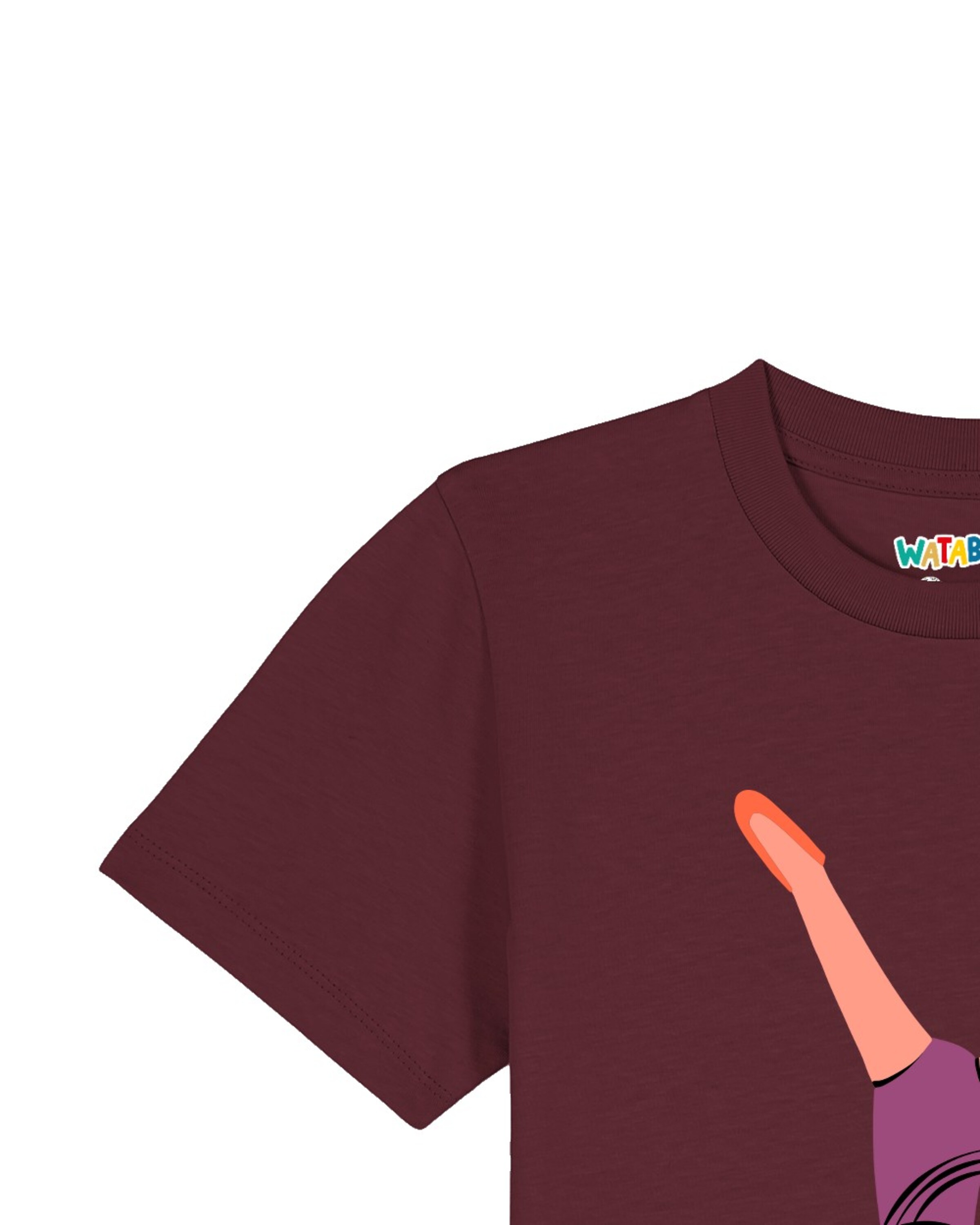 T-Shirt 'Turnen' watabout.kids en rouge