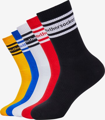 Mxthersocker Socks in Blue: front