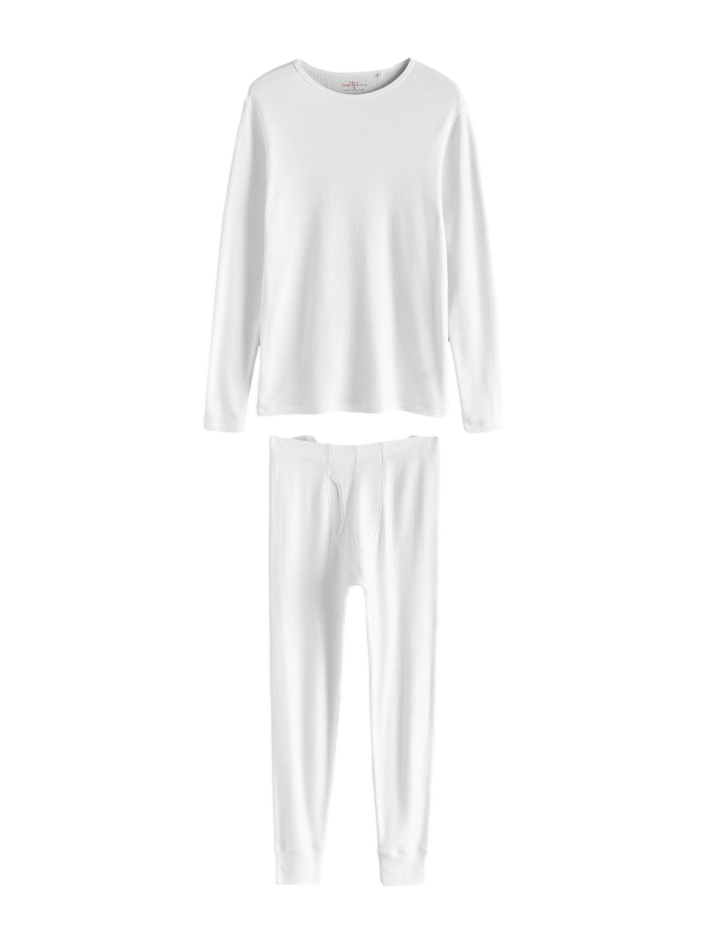 Next - Camiseta térmica en blanco: frente