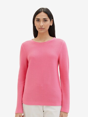 Pullover di TOM TAILOR in rosa: frontale