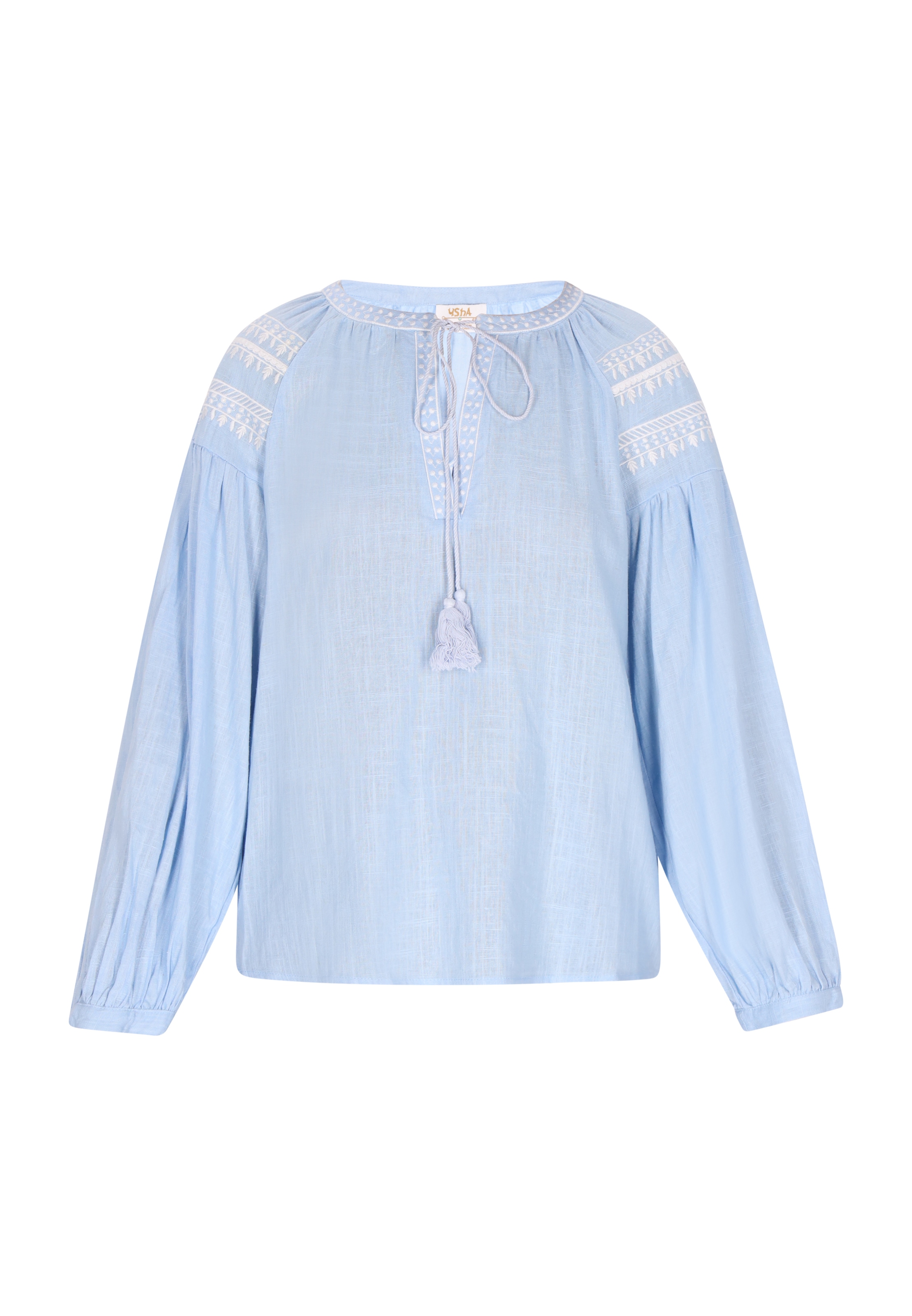 usha FESTIVAL Bluse in Blau: Vorderseite