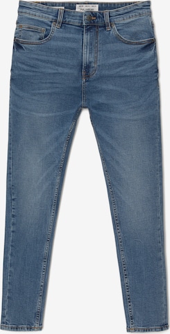 Jean Pull&Bear en bleu : devant