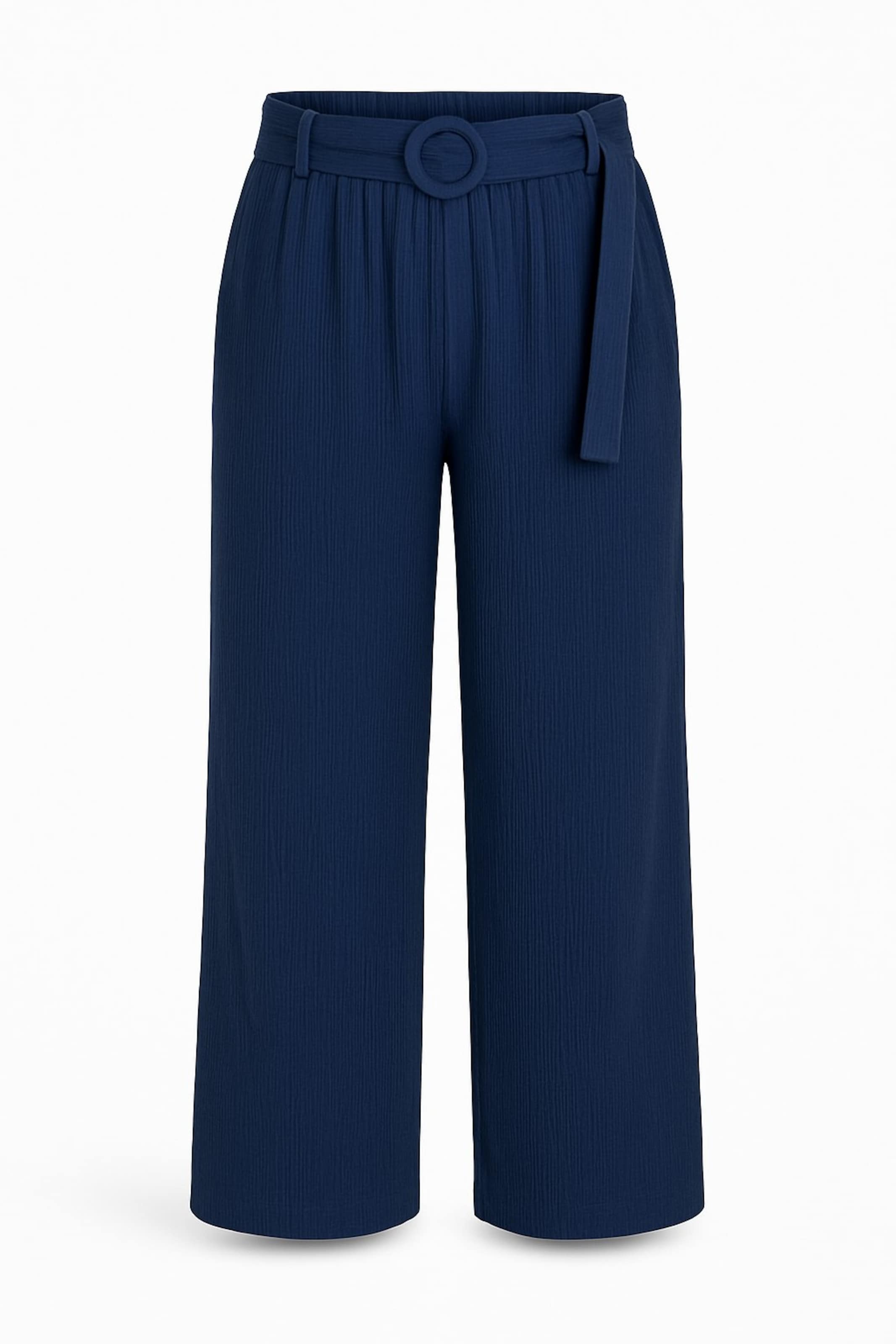 Stil Diva Loose fit Trousers in Blue: front