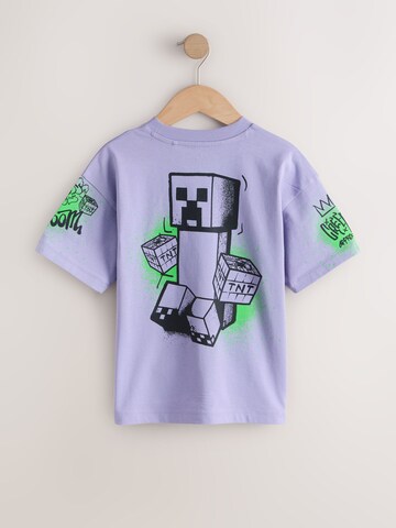 T-Shirt 'Minecraft' Next en violet