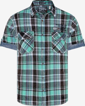 CAMP DAVID Overhemd in Groen: voorkant