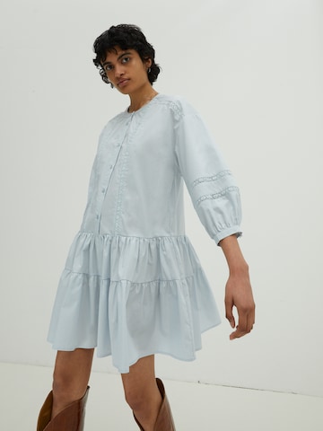 EDITED Shirt Dress 'Despina' in Blue: front