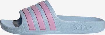 ADIDAS SPORTSWEAR - Zapatos para playa y agua 'Adilette Aqua' en azul: frente