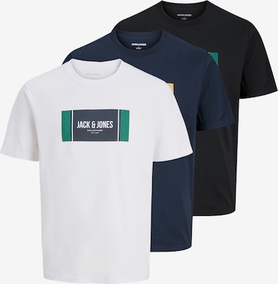 JACK & JONES Paita 'JJHAYATO' koossa XS värissä tummansininen / musta / valkoinen, Tuotenäkymä