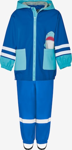 PLAYSHOES Toiminnallinen puku 'Hai' värissä sininen: etupuoli