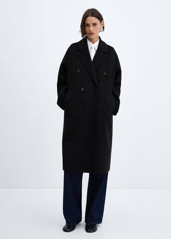 MANGO Between-Seasons Coat 'Picarol' in Black