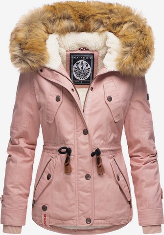 NAVAHOO Winter Parka 'Pearl' in Red: front