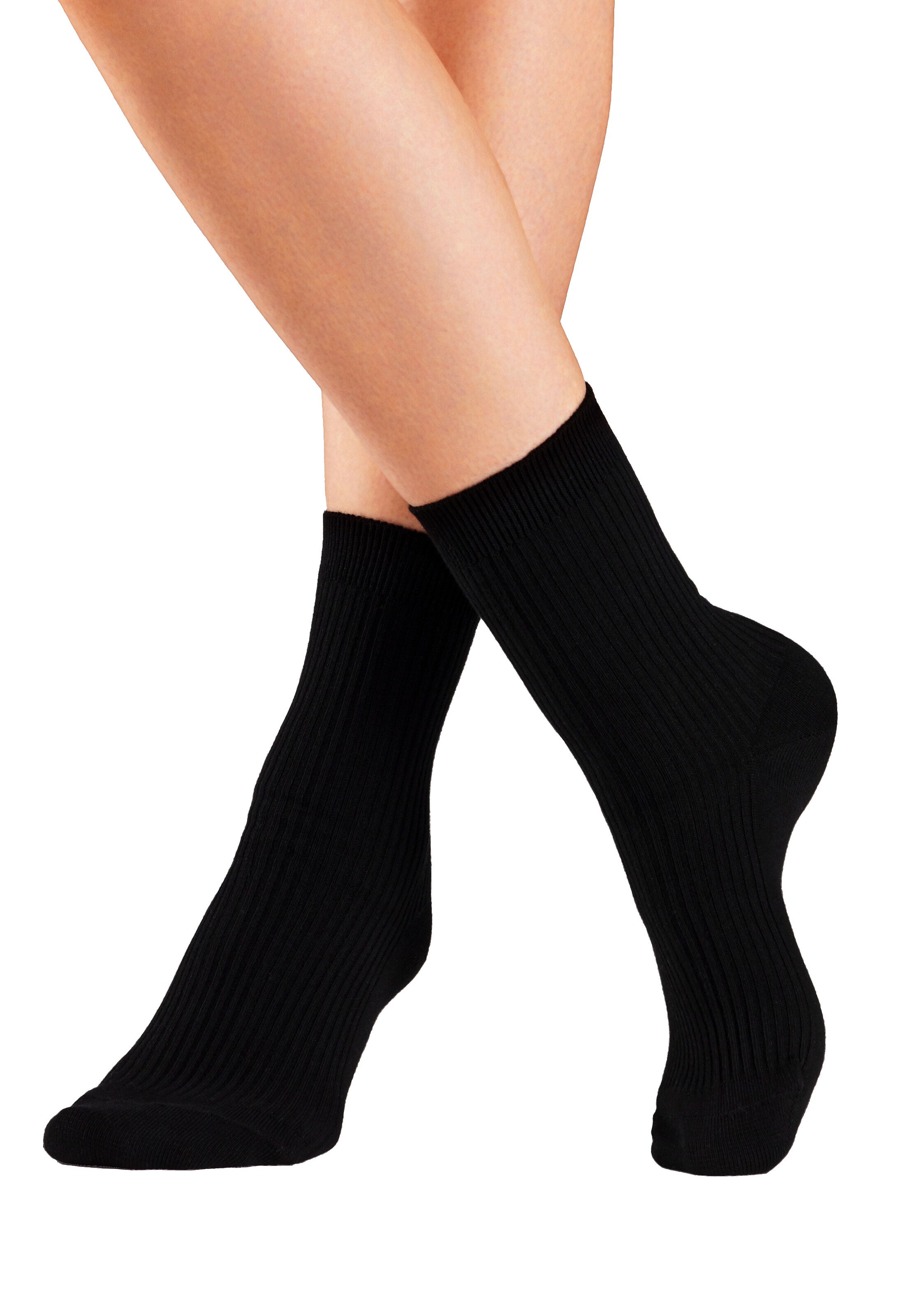 LAVANA Socken in Schwarz: Vorderseite