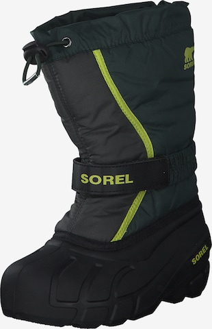 SOREL Boots 'Youth Flury' in Green: front