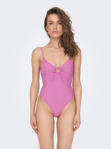 Maillot de bain 'ALEXA' ONLY en rose